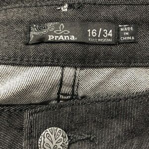 Prana black jeans 16/34 long tall NEW